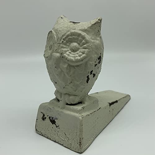 Decorative Owl Door Stop, Heavy Duty Cast Iron Door Stops,