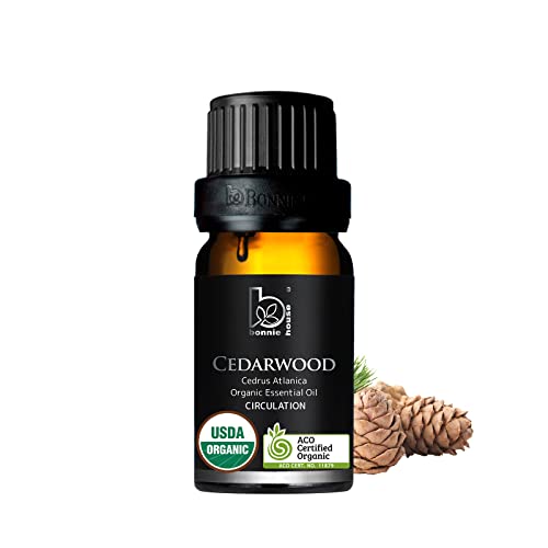 B BONNIE HOUSE Organic Essential Oil - USDA Organic, 100% Pure, Therapeutic Grade for Diffuser, Aromatherapy, Skin Care