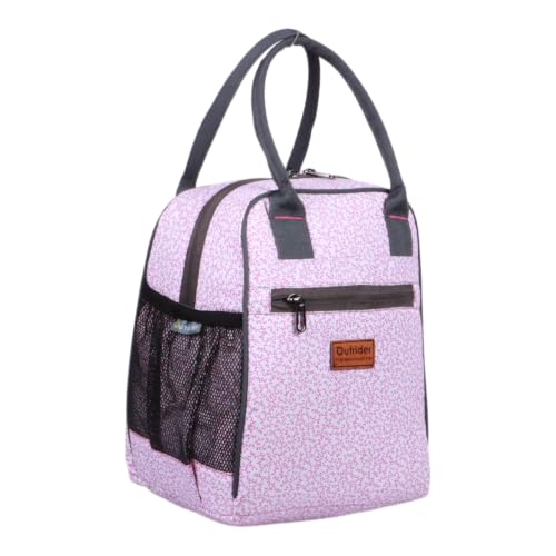Image of Outrider Polyester Jumbo Lunch Bag,Lunch Bag for Office Men, Women and Kids, Quality Tiffin Bag for School, Picnic, Work, Carry Bag for Lunch Box, 12 litres,