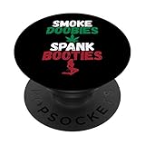 Smoke Doobies Spank Booties Pot Smoker Adult Humor PopSockets PopGrip: Swappable Grip for Phones &...