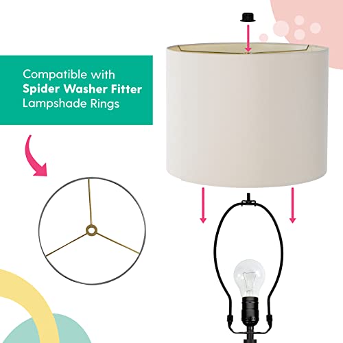 image for I Like That Lamp I Like That 1 Pack Black Lamp Harp Set - 12' Suitable