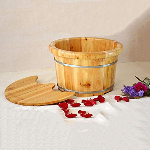 Spa de pies de madera BABYCE con tapa y aroma natural miniatura 3