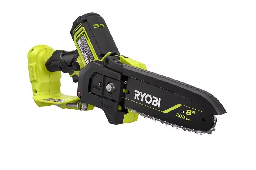 Image of RYOBI 18V Brushless 8 in. Battery Compact Pruning Mini Chainsaw (Tool Only) | PSBCW01 - Battery and Charger Sold Separately