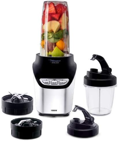 Power Blender, 1000W (Black), 2 Jar