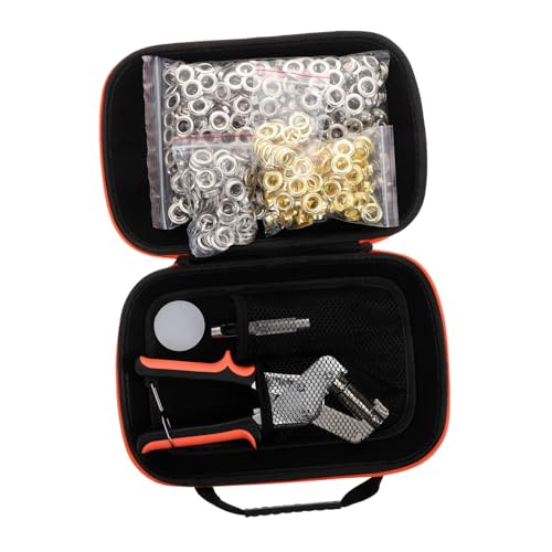 ARTIBETTER 1 Set Grommet Eyelet Tool Kit Professional Metal Pliers for Fabric Tarp Boot Repair Includes Punch Snap and Installation Manual