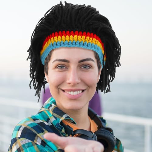 Peluca de cosplay de hilo de lana estilo corto resistente para mujer 7