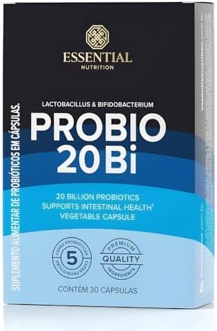 Probio 20Bi Essential Nutrition – Blend de Probióticos 20 Bilhões...