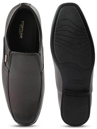 Image of Liberty Fortune H202 02 Formal Non Lacing Moccasin Shoes for Men with PVC Sole| Suitable for Wedding Office Wear | Durable Lightweight and Cushioned Footbed | Shock Absorption