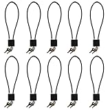 TaShow Gun Locks, 10 Pcs Heavy Duty Steel Gun Lock Cable with Covered Body and Universal Fit, Cable Locks with Keys and Unauthorized Protection for Most Pistols, Rifles, Short Guns, and Airsoft Guns