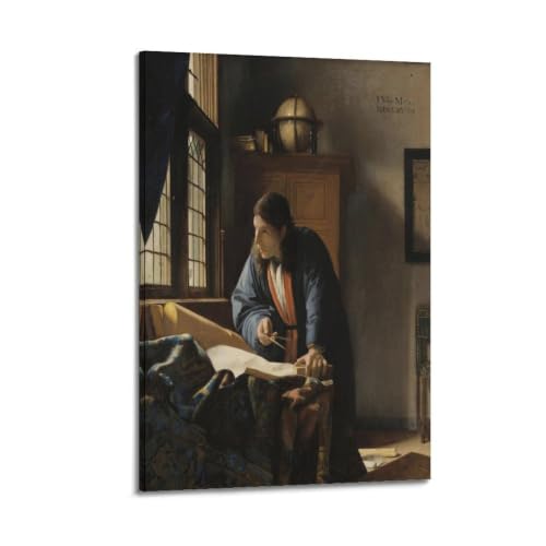 Poster géographe Vermeer 50 x 75 cm haute définition pour mur