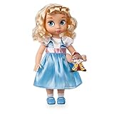 Disney Princess Animators' Collection Toddler Doll 16'' H - Cinderella with Plush Friend Jaq