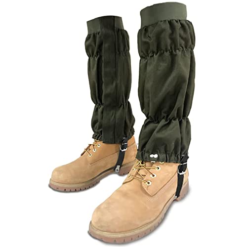 ZJWD Verstellbare Jagd-Bein-Gamaschen, 600D Oxford-Gamaschen wasserdichte Schneeschuh-Gamaschen, zum Wandern, Klettern, Jagen, Skifahren und Farm Garden Working Cover