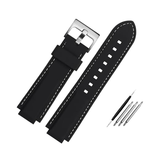 [] Oris Aquis EHb`ohΉ VRo[EHb`oh ʌ^Xgbv XeXX`[sobN XguXbg ubN 24mm X 11mm(White line silver,22-12mm)