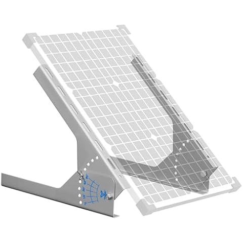 Voltset Adjustable Solar Panel Mount Brackets, 0-60 Degree Angle Adjustable, 13.8in Solar Panel Mount Racks for Wall, Roof, RV, Boat, Off Grid Solar Systems Cover