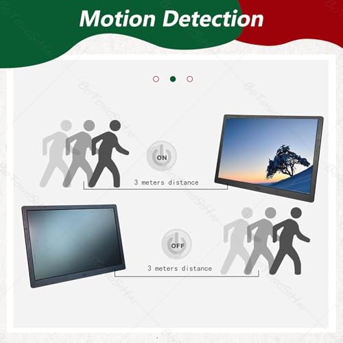 Marco digital con sensor de movimiento que reproduce fotos v&iacute;deos y m&uacute;sica con memoria de apagado 6