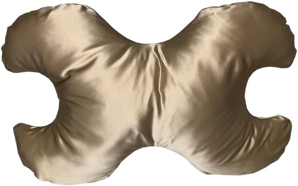 Save My Face!" Pillow The Original Anti-Wrinkle PILLOWETTE Le Grand Pillow (Taupe, Silk)