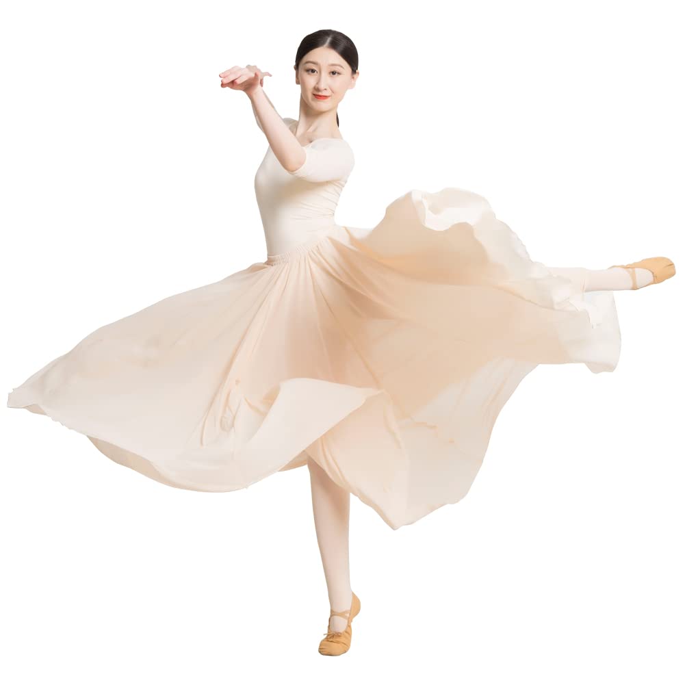 ROYAL SMEELA Vestido Danza Contemporanea Mujer Adulto Maillot Ballet Falda 720 Grados