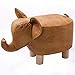 HUOQILIN Hippo Vitello Sgabello Sgabello Elefante Cambiare Le Scarpe Sgabello Sgabello Sgabelli Cartone Animato Animale Bambini in Legno Massello (Color : Gold)