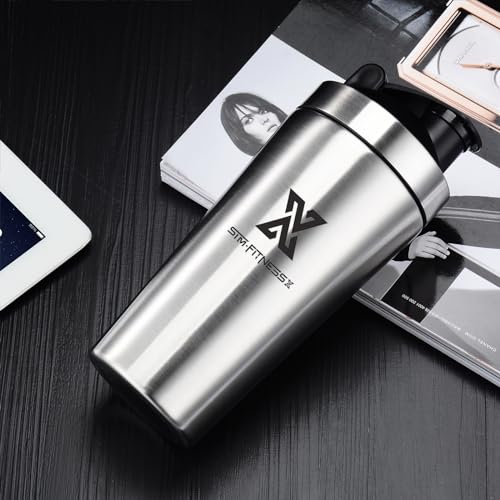 Proteinshaker X Sim FitnessX Edelstahl 700ml für Sport und Fitness