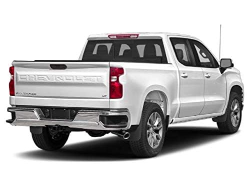 Image of Tecoom Mud Flaps Splash Guards Compatible with Silverado 1500 2019-2024 New Body, Rear and Front Mud Guards 4pcs Set, ABS Molded