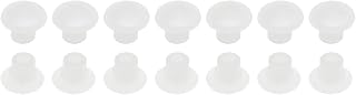 DTGN 5mm x 8mm x 6mm(Dia. x Cap Dia. x H) Screw Hole Plugs - 200Pack - Good for Furniture Cupboard Wardrobe - Plastic Fastener Hole Caps - White