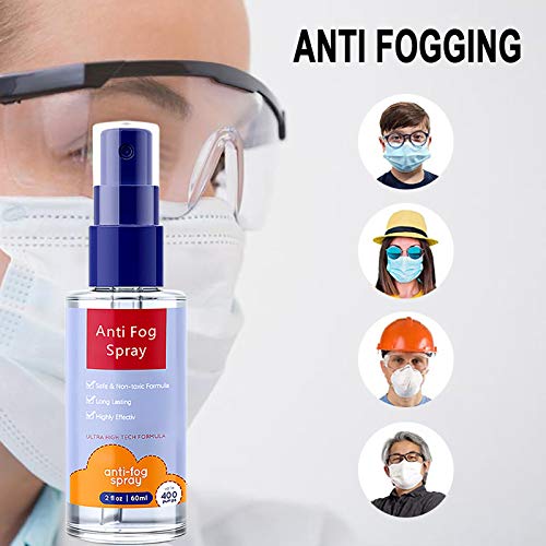 Eariy Anti-Fog Spray, Voorkomt Fogging van glas of kunststof ramen, spiegels, Eyewear Lenzen, Brillen, Zwembril, Ski Maskers, Verrekijker & Scopes, Streak Free, Langdurige oplossing - Image 6