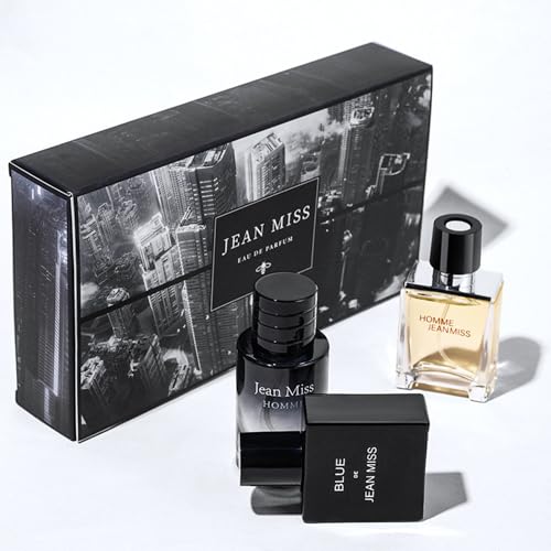 Luxury Perfume Gift Set for Man, 3x30ml, Mini Fragrance Set, Valentine Collection of Woody, Cologne, Citrus & Aromatic Fragrance, Travel Size Eau De Parfum for Husband, Boyfriend, Dating, Birthday