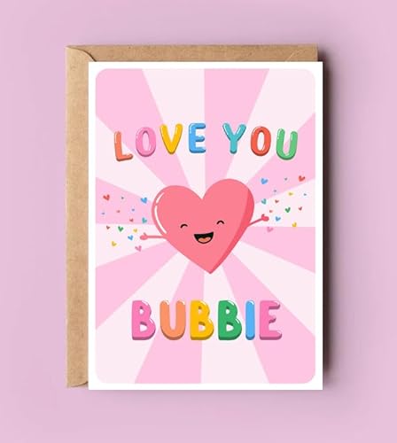 PTDShops Love You Bubbie�J�[�h - ���킢���a�����J�[�h - ��̓��M�t�g - �L�O���p�O���[�e�B���O�J�[�h - ���肪�Ƃ�- I Love You Bubbie�J�[�h - �V�����o�r�[�J�[�h