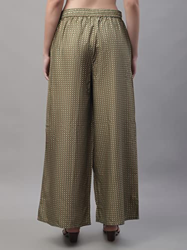 Image of Pistaa's Women's Regular Fit High Rise Palazzo