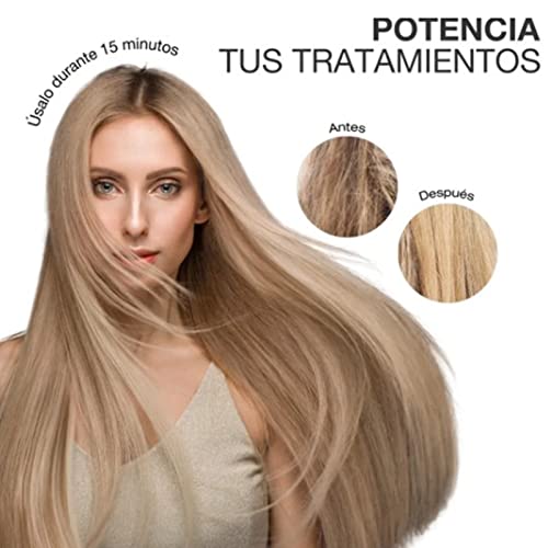 Touca Térmica para Condicionamento Profundo, Touca de Tratamento Térmico Capilar 3 Marchas Temperatu