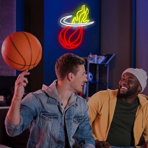 Mokispy XH-20240418 Miami Basketball Neon Sign Heat Sports Led Sign Team Logo Neon Lights thumb #5
