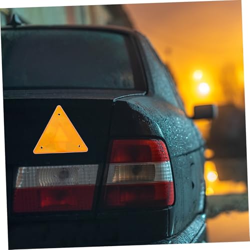 10 reflectores triangulares para vehículos de alta visibilidad miniatura 6