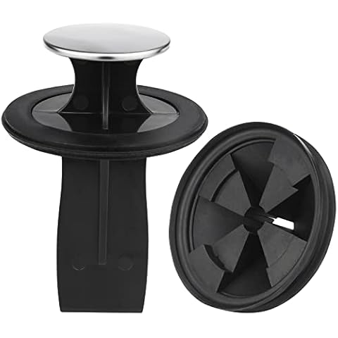 Garbage Disposal Splash Guard, with Waste Disposal Shovel for InSinkErator Evolution Series 3 3/8" QCB-AM Sink Baffle Rubber Drain Cover Upgraded Removable Quiet Collar Strainer Insert Ullnosoo Cover