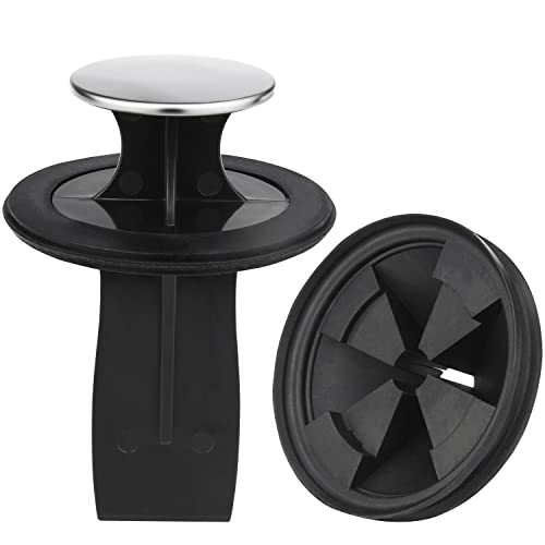 Image of Garbage Disposal Splash Guard, with Waste Disposal Shovel for InSinkErator Evolution Series 3 3 /8 inch QCB-AM Sink Baffle Rubber Drain Cover Upgraded Removable Quiet Collar Strainer Insert Ullnosoo