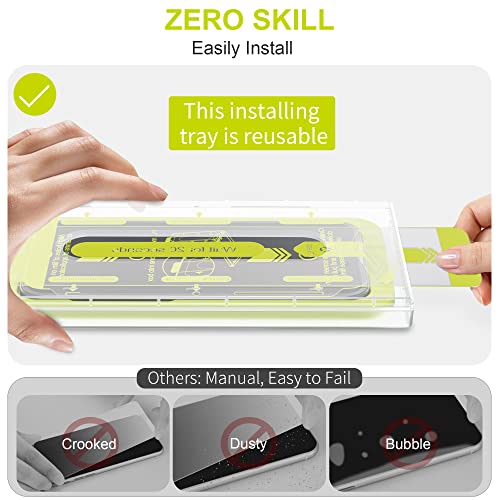 Wsken For Iphone 14 Pro Max Screen Protector (6.7 Inch),[Auto-Dust Removal] Full Coverage Screen 2.5D Edge 10S Hd Tempered Glass Film With Dust Clean Installing House 2022 5G - 2 Pack #TOP4