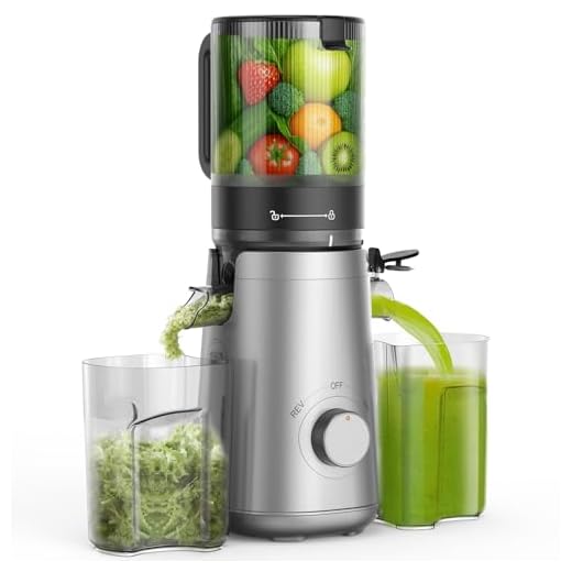 Juicer Machines, 5.8" Wide Feed Chute Cold Press Juicer for Whole Vegetables & Fruits, High Juice Yield, BPA Free (Slivery)