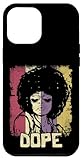 custodia per iphone 15 plus dope black magic girl african afro pride melanin vintage