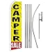 Camper Sale Swooper Advertising Flag & Pole Kit - Perfect for Car Lots, Dealerships, Used Car Dealers, RV Dealers