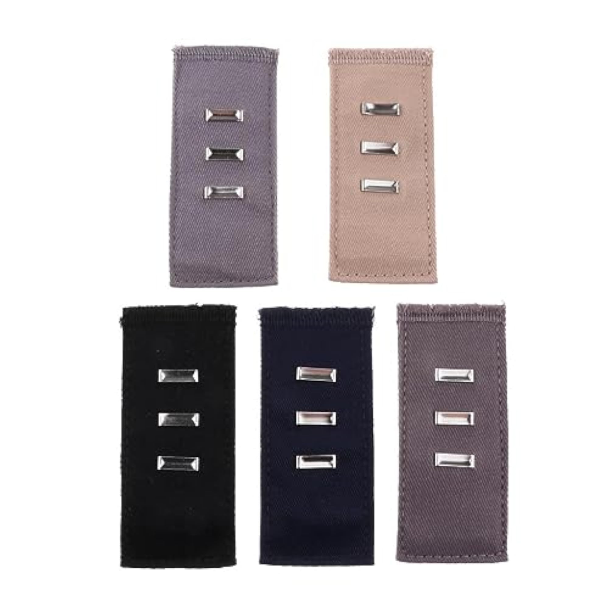 5Pcs Pants Waist Extenders with Metal Hook for Pants