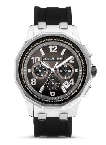 Cerruti 1881 Men’s Watch, Black Dial, 45 mm
