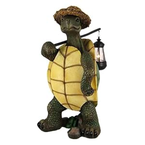 Ebacastle Tuinbeeld Schildpad Standbeeld Dierlijke lamp Beeldhouwkunst Tuin Yard Art Decoratie? Outdoor Standbeeld voor…