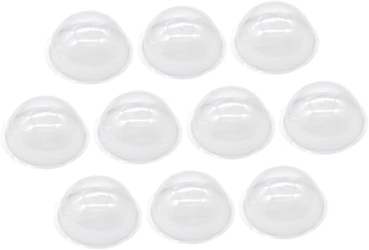 ORFOFE 10pcs Micro Landscape Half Spheres Plastic Domes for DIY Projects Craft Covers Replacement Domes Wide Application