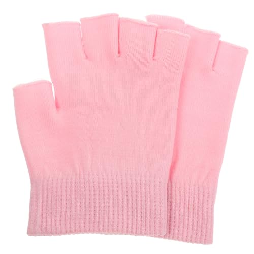 POPETPOP 1 par Guantes Hidratantes de Gel para Manos Diseño Táctil Hidratación Profunda para Prevención de Sequedad y Grietas Invierno Casa y Rosa Suave