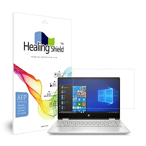 Muellery Healingshield XLV[tیtB Screen Protector Oleophobic AFP Clear Film Compatible with HP Pavilion x360 14-dw PHAF1563