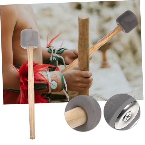 Baquetas de madera para bombo de percusión versátiles miniatura 5