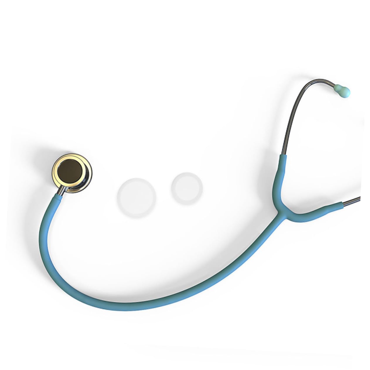 KICHOUSE Equipment Head Cover Protector Soft PVC Diaphragm Covers for Stethoscopes Compatible Adult Pediatric Models