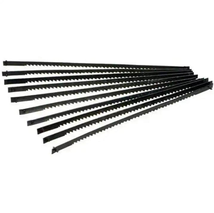 12pcs Scroll Saw Blades | 125mm TPI 10, 15, 18, 24 | High Efficiency Wood Cutting Pinned Blades | Precision Cutting for Wood Projects