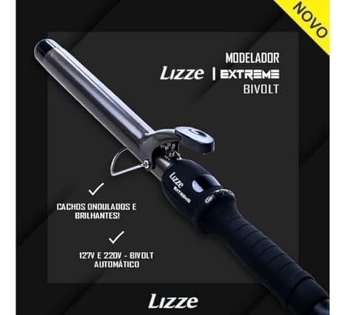 Secador Supreme Lizze 2600w 220v + Prancha Supreme Lizze 255º/485fº 220v + Modelador Extreme Lizze