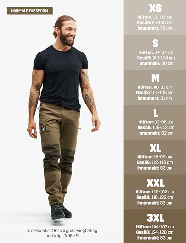 RevolutionRace Herren Nordwand Pants, Hose zum Wandern und für viele Outdoor-Aktivitäten, Cub, M