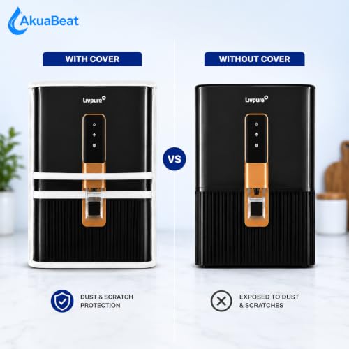 Image of Water Purifier Cover Compatible with Aquaguard Neo WS RO+UV - Dustproof, Transparent & Scratch Resistant Protective Cover - Needle Crafted Design